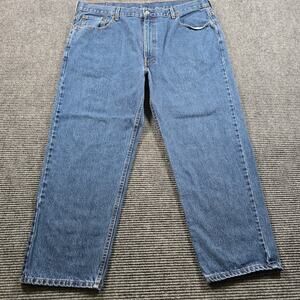 Levi's 550 Jeans Men's 44x29 Blue Relaxed Fit Straight Cotton